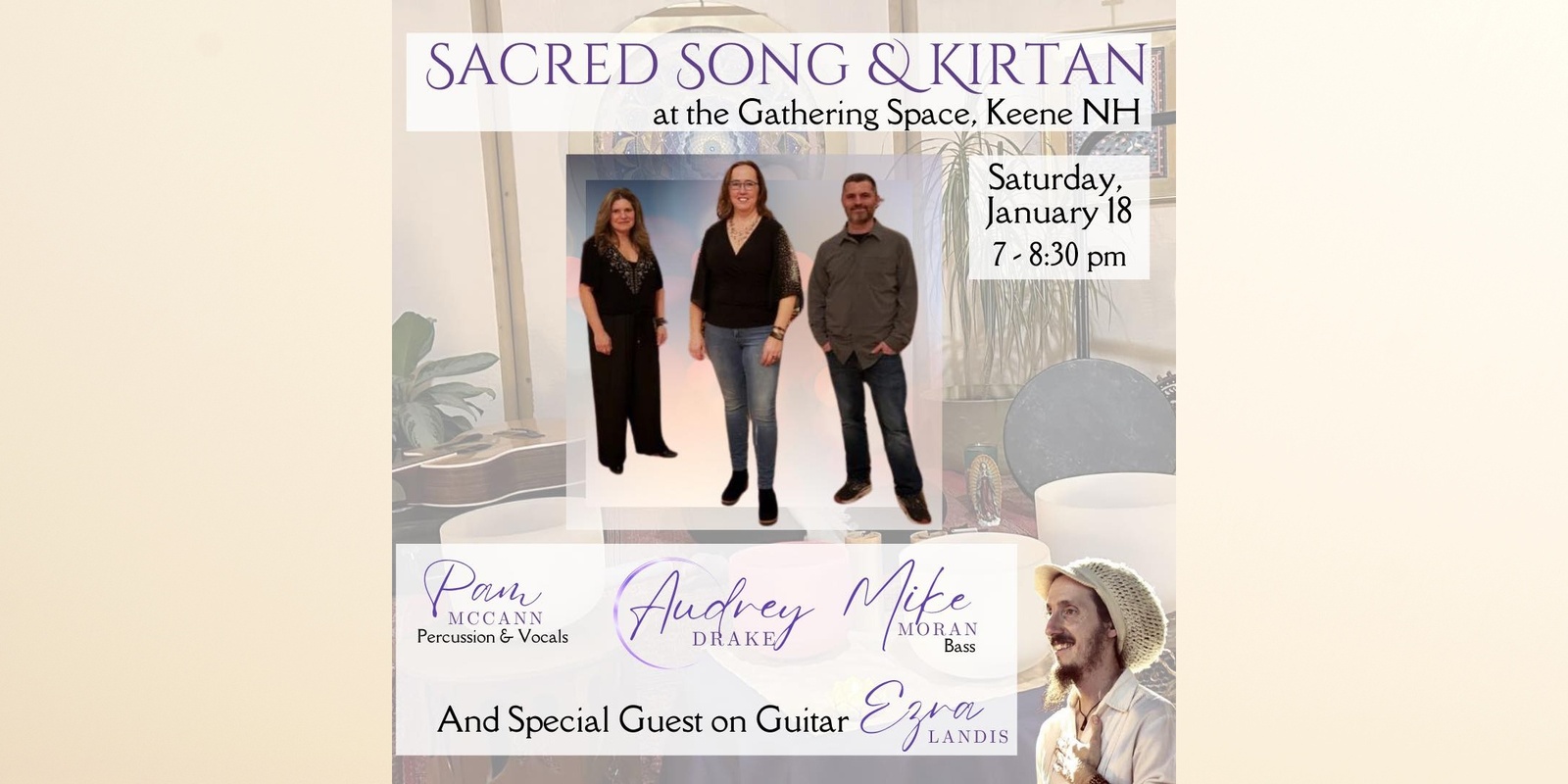 Banner image for Sacred Song and Kirtan with Audrey Drake