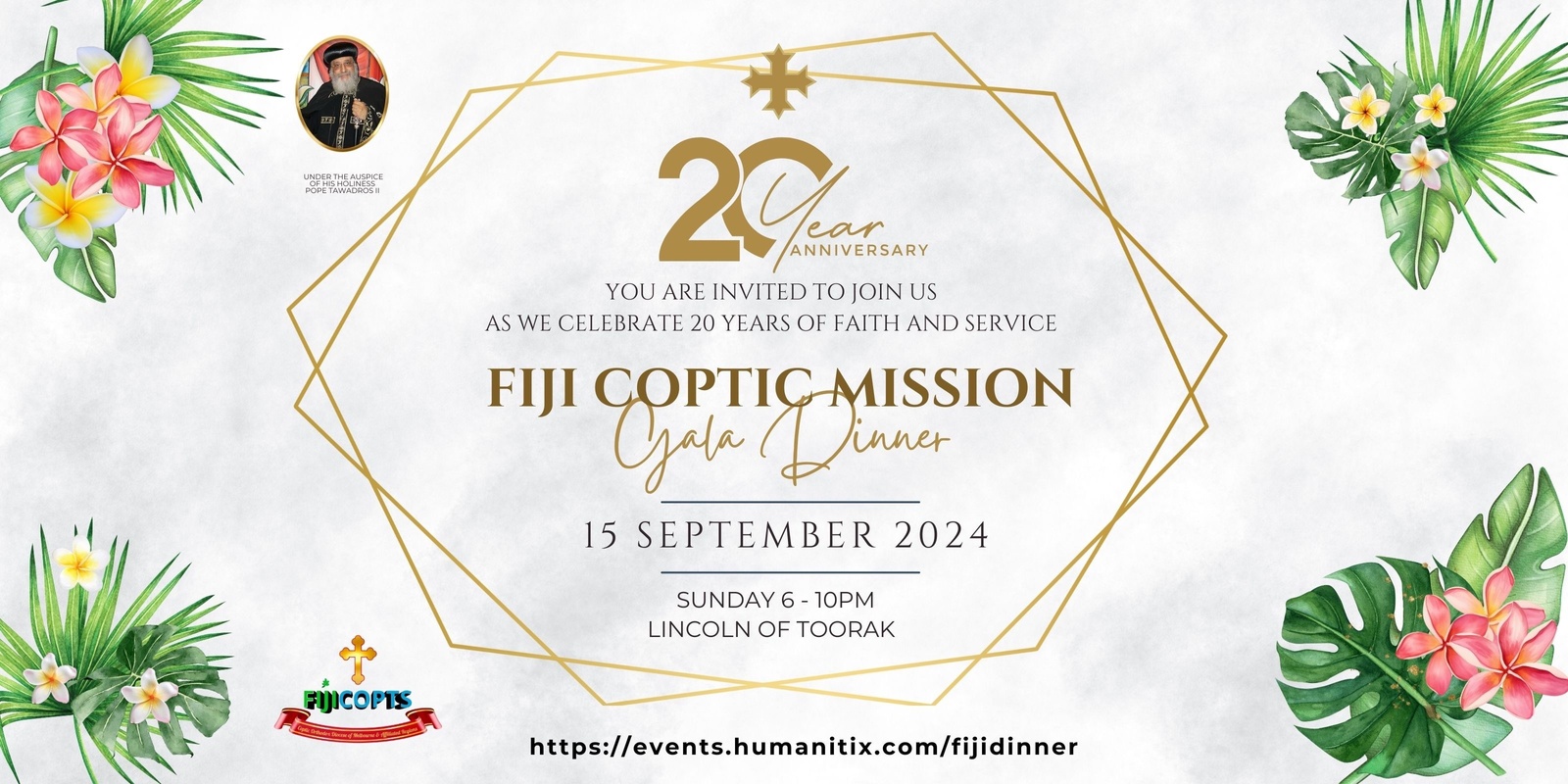 Banner image for Fiji Mission 20th Anniversary Gala Dinner