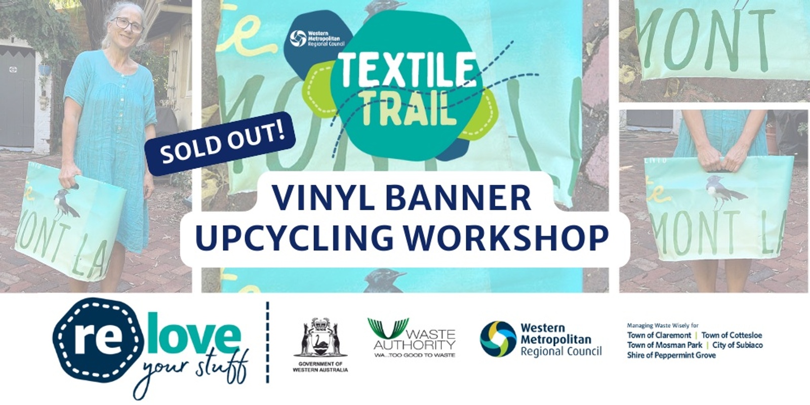 Banner image for Vinyl Banner Upcycling Workshop