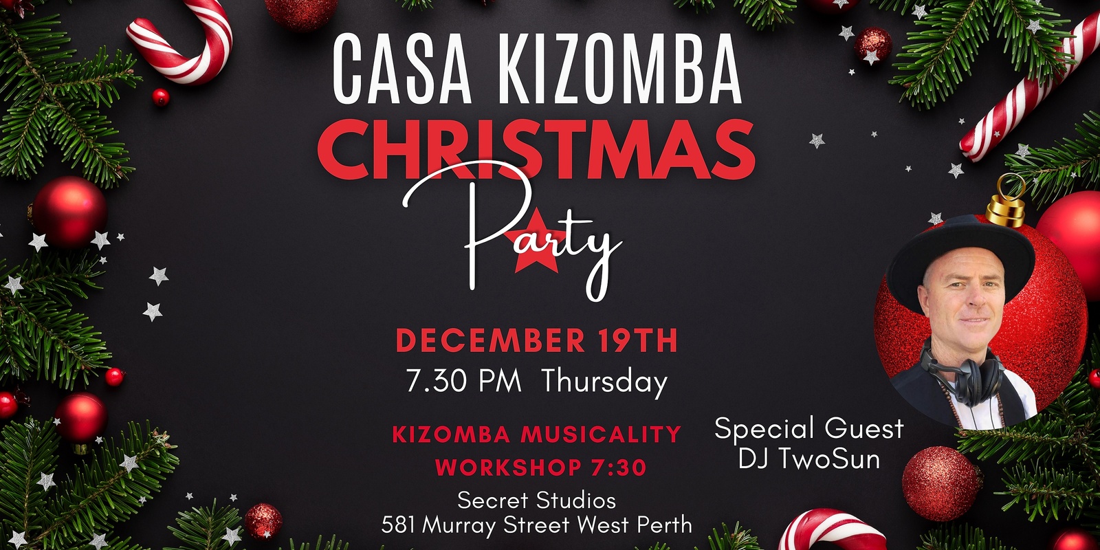 Banner image for Casa Kizomba Christmas Party - 19 December 2024