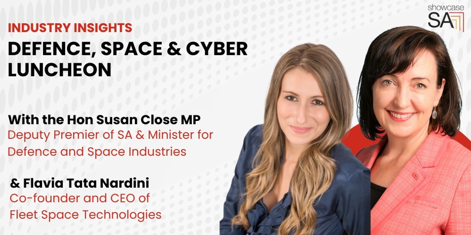 Banner image for Industry Series Insights Luncheon: Defence | Space | Cyber
