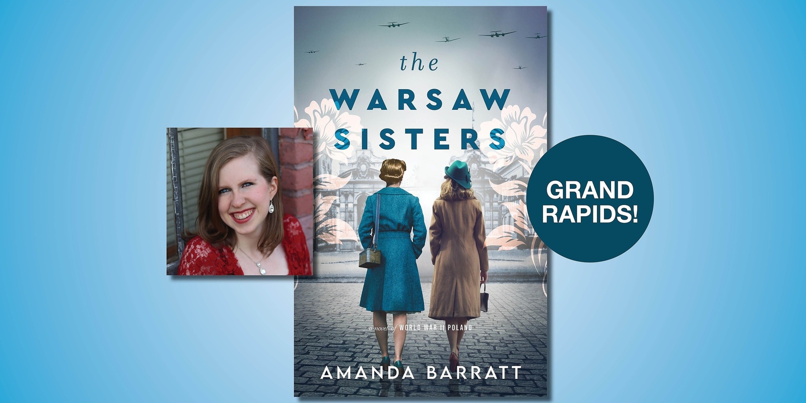 Banner image for The Warsaw Sisters Book Event with Amanda Barratt