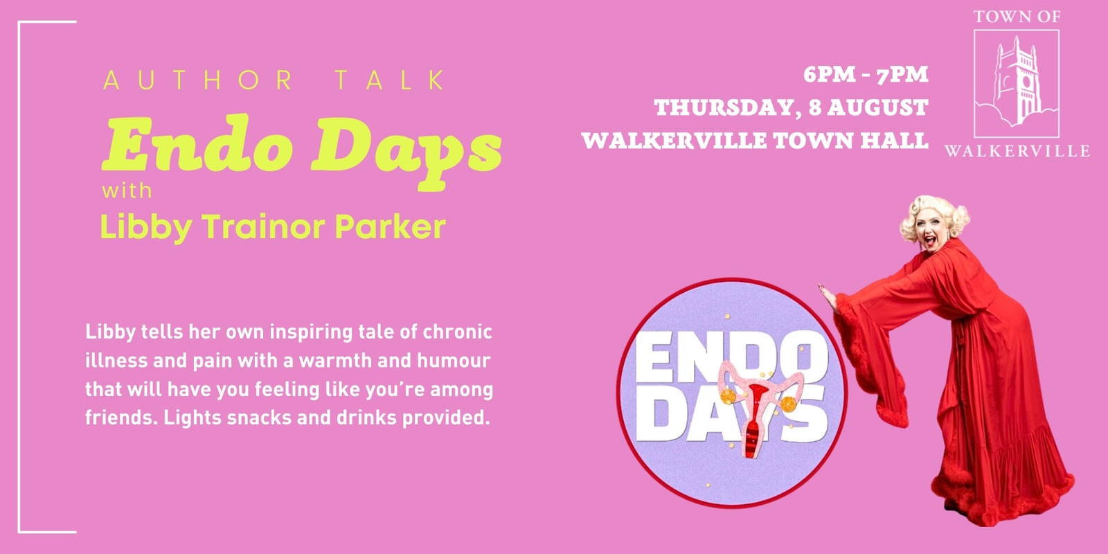 Banner image for Author talk - Endo Days