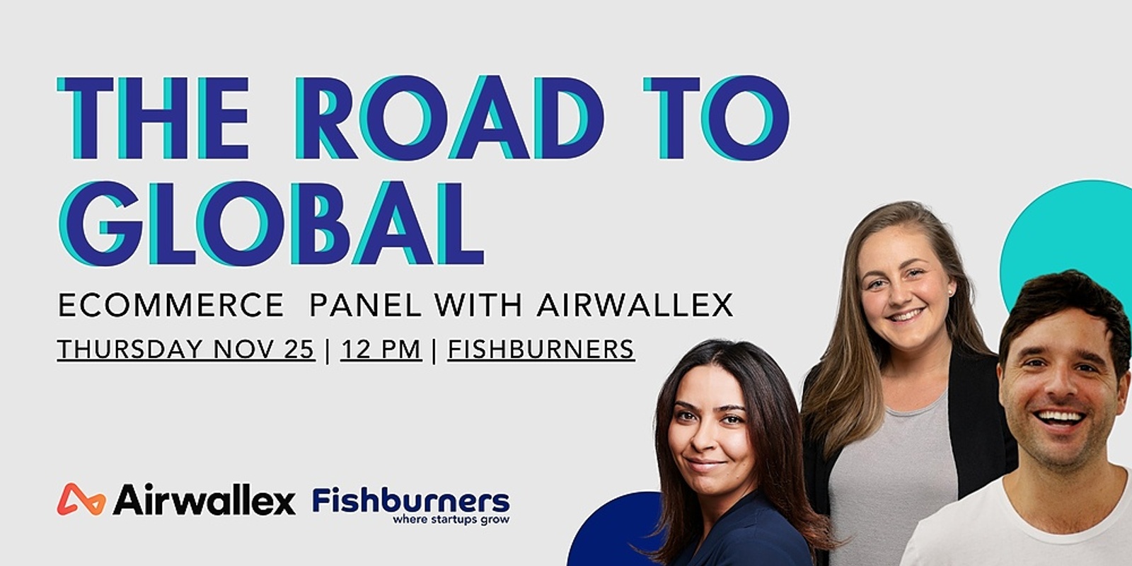 Banner image for The Road to Global: Ecommerce Panel with Airwallex 