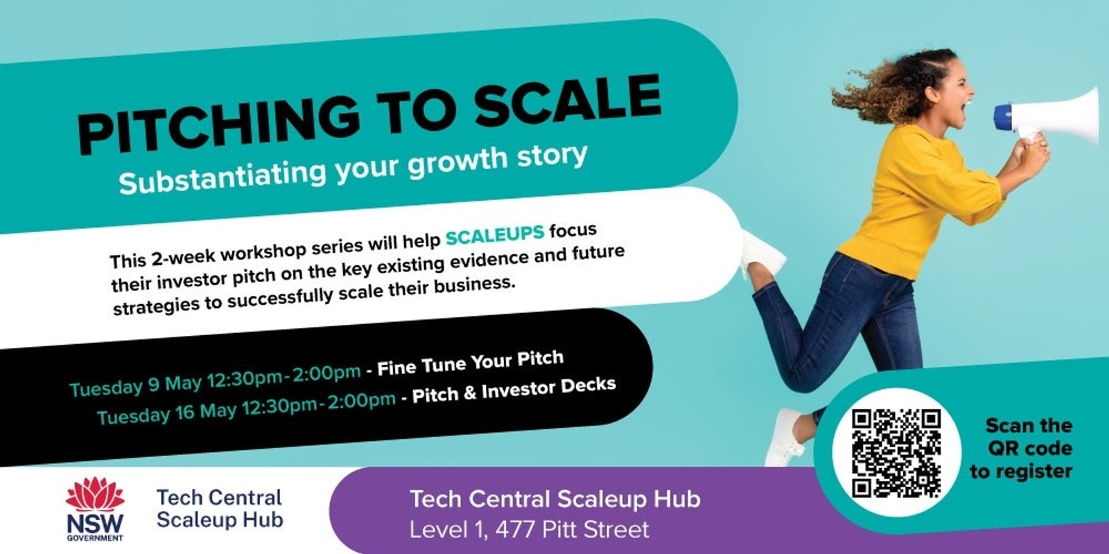 Banner image for Pitching to Scale Workshop Series