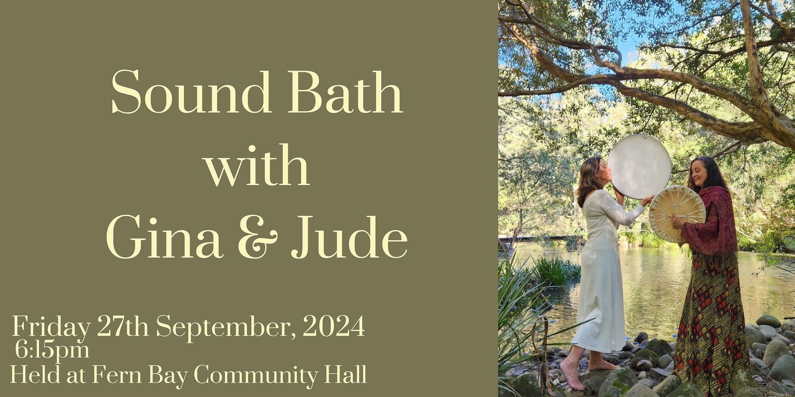 Banner image for Soundbath with Gina and Jude