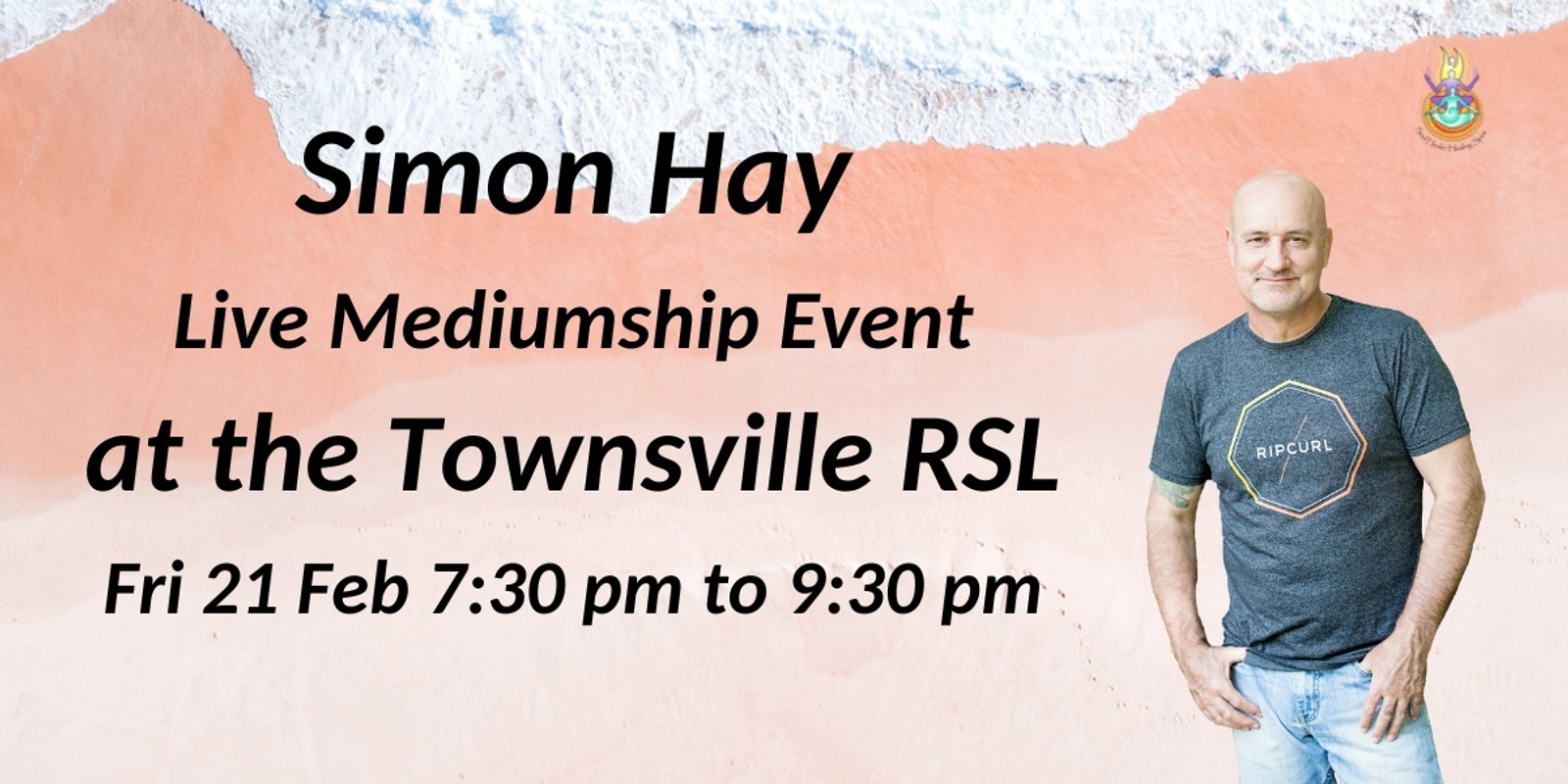 Banner image for An evening of spirit and healing at the Townsville RSL with Aussie medium, Simon Hay