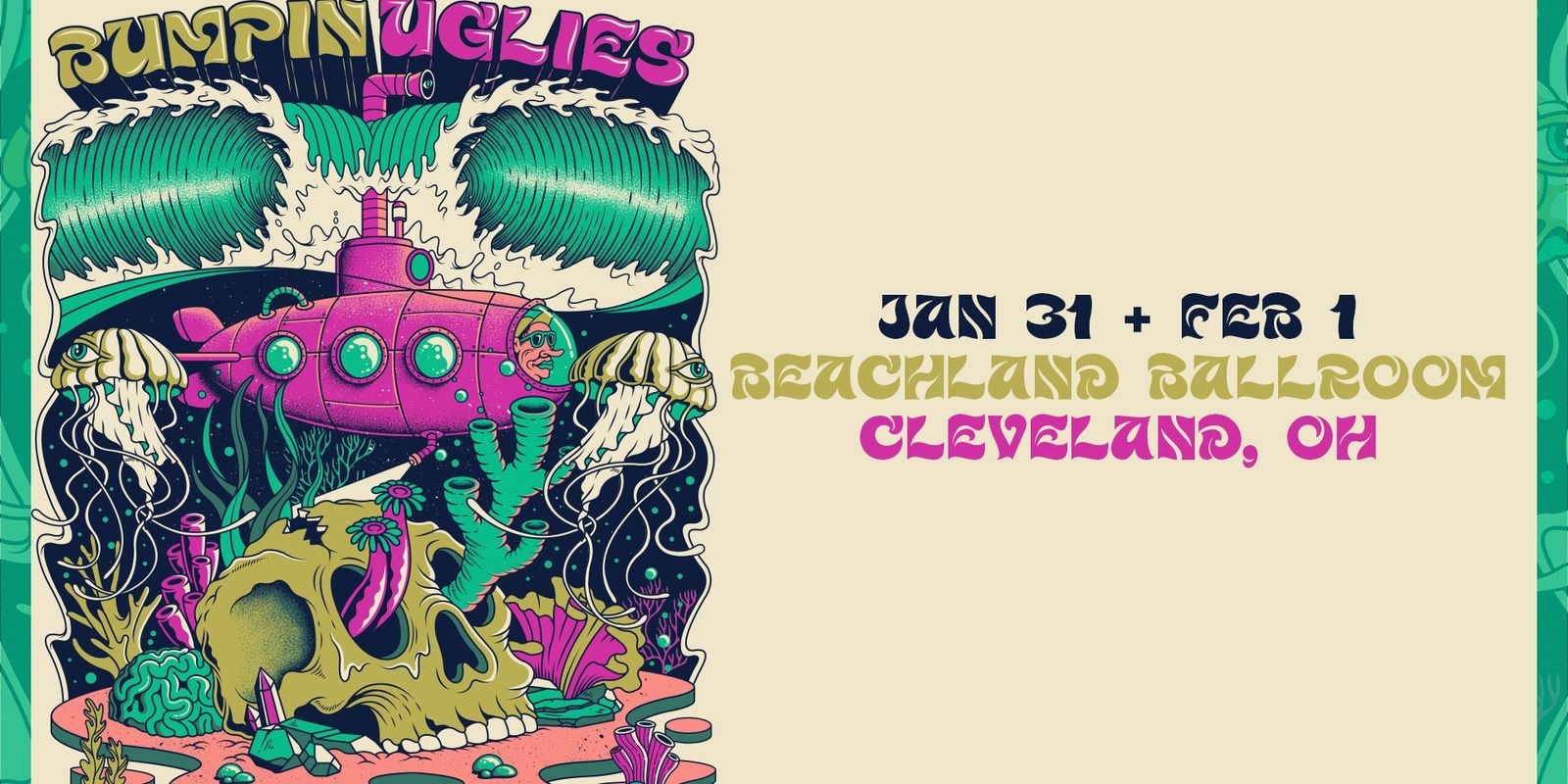 Banner image for Bumpin Uglies VIP Upgrade at Beachland Ballroom 2.1.25