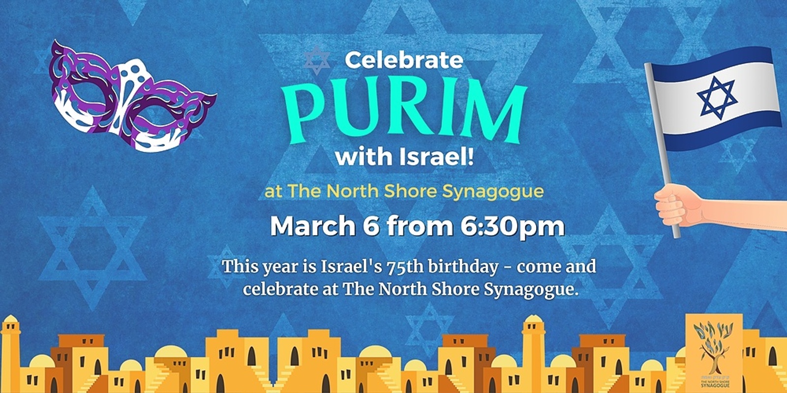 Banner image for Celebrate Purim (with Israel)