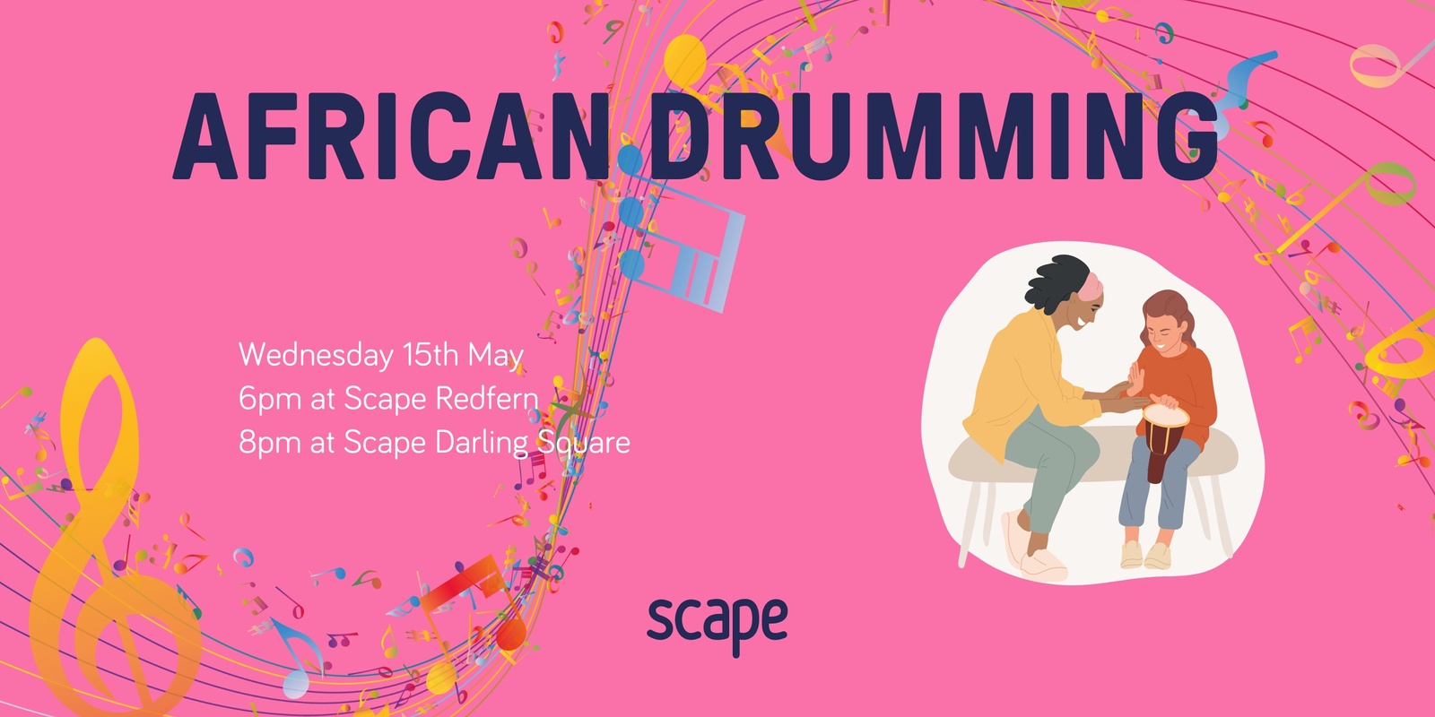 Banner image for African Drumming Night - RDF