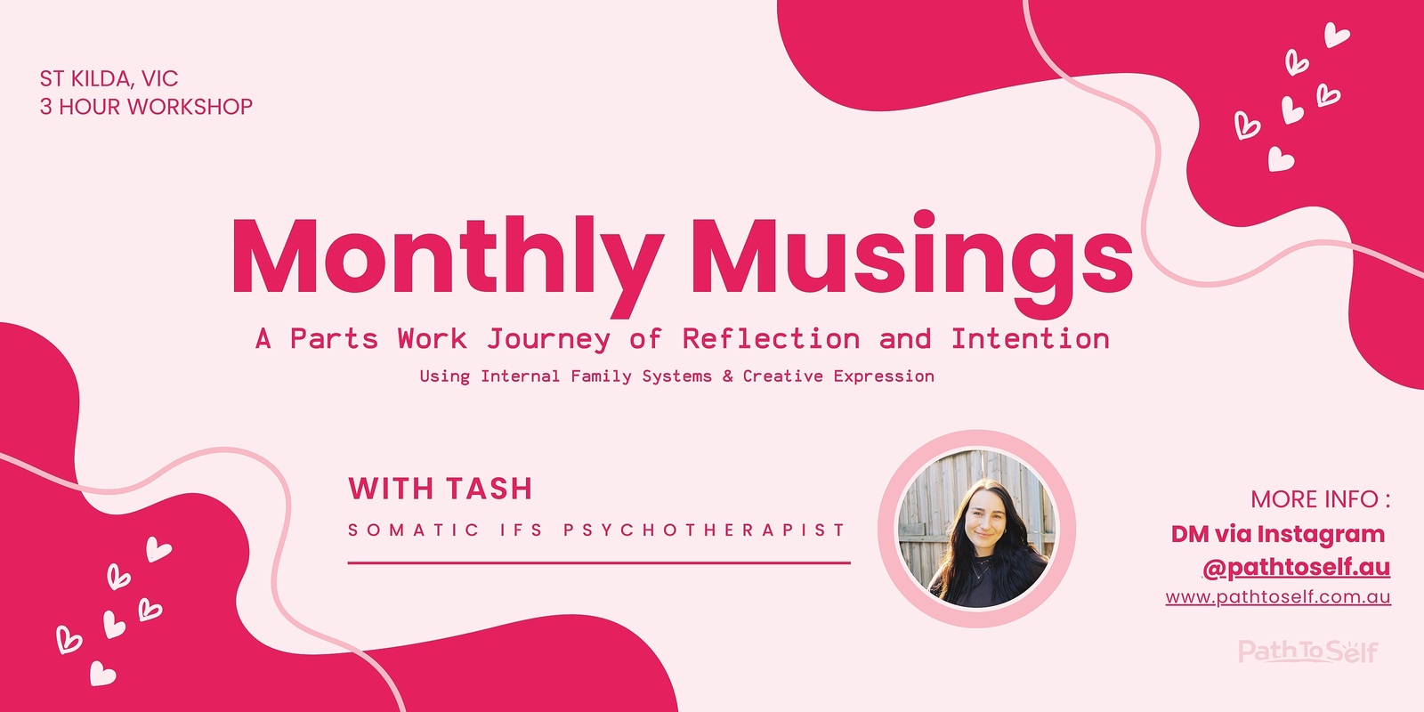 Banner image for Monthly Musings: A Parts Work Journey with Reflection and Intention JULY 
