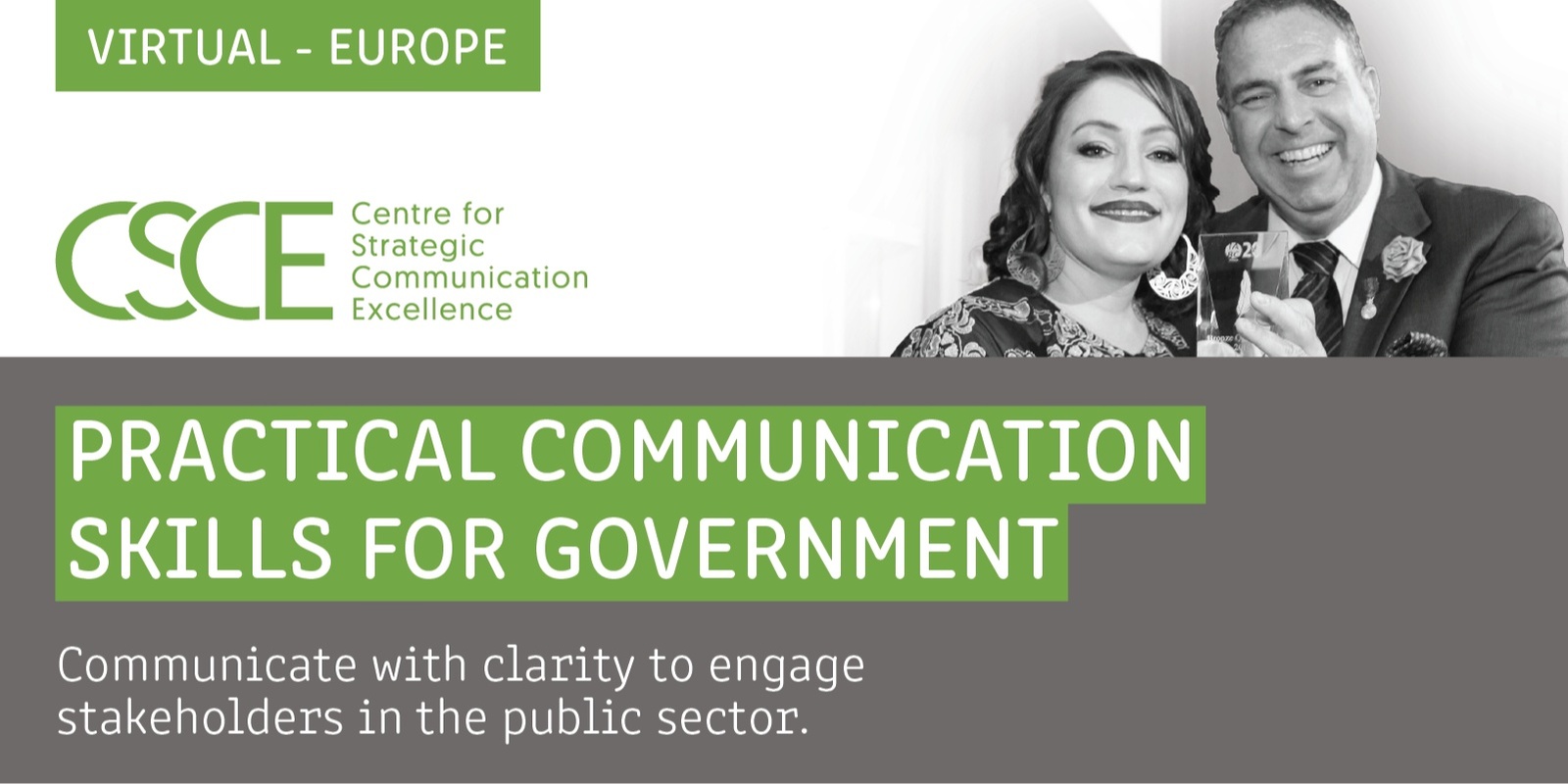 Banner image for Practical Communication Skills For Government - Virtual (Europe)