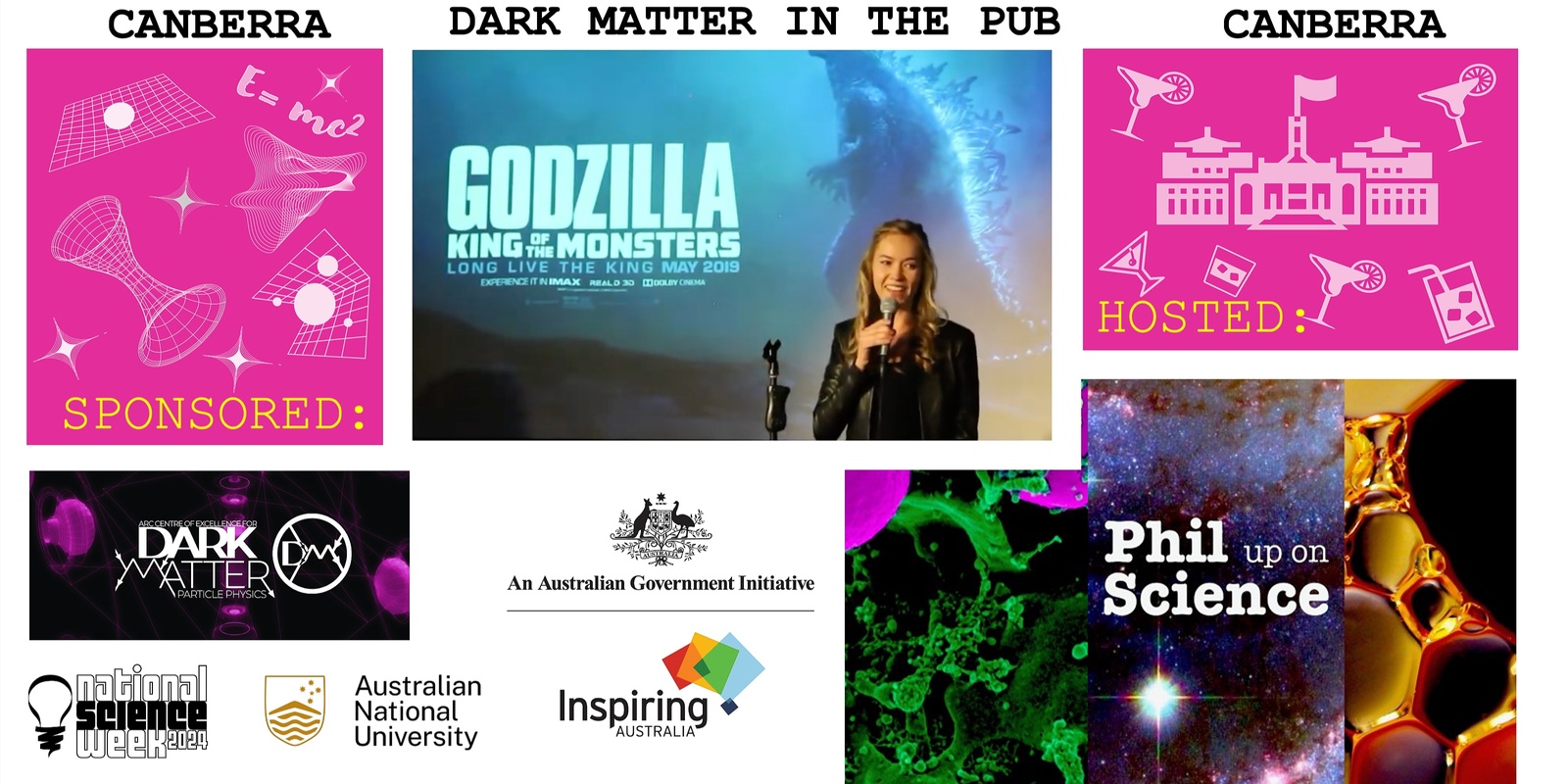 Banner image for Dark Matter in the Pub - Canberra - Friday August 23rd - 7pm