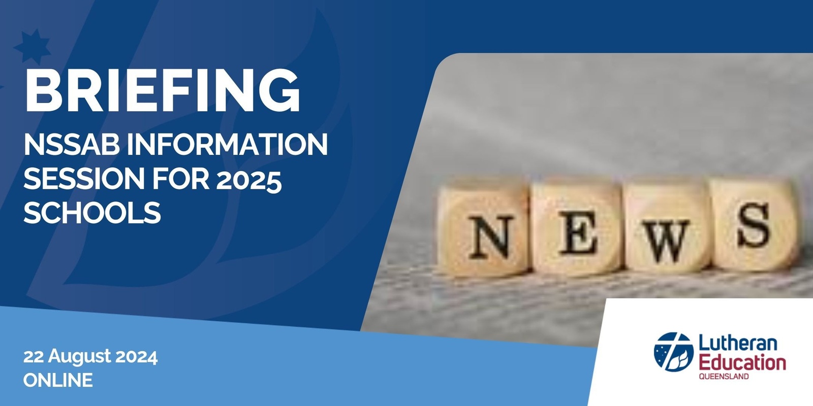 Banner image for NSSAB Briefing for 2025 Schools