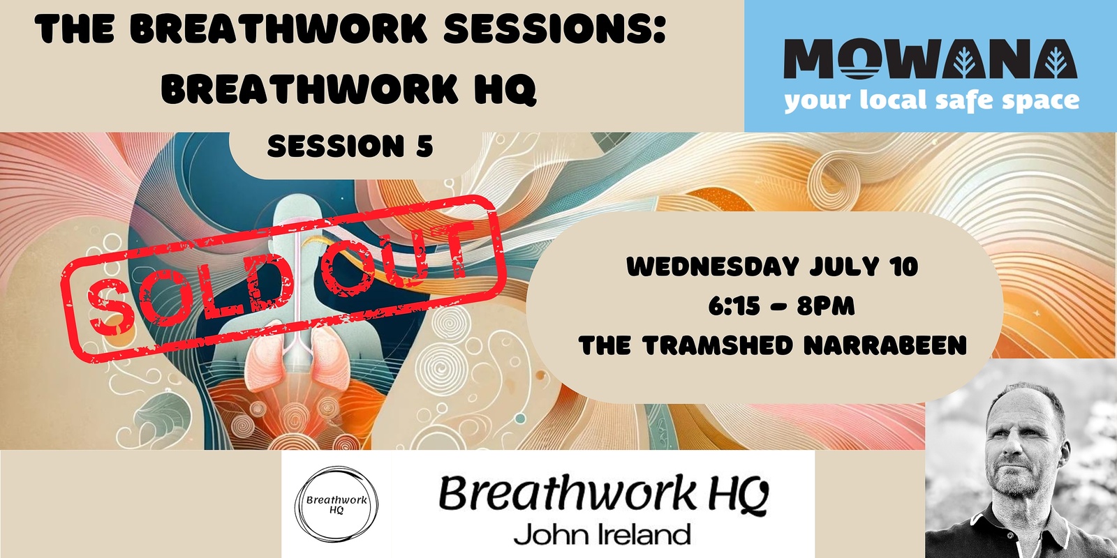 Banner image for  The MoWaNa Breathwork Sessions - #5 Breathwork HQ 