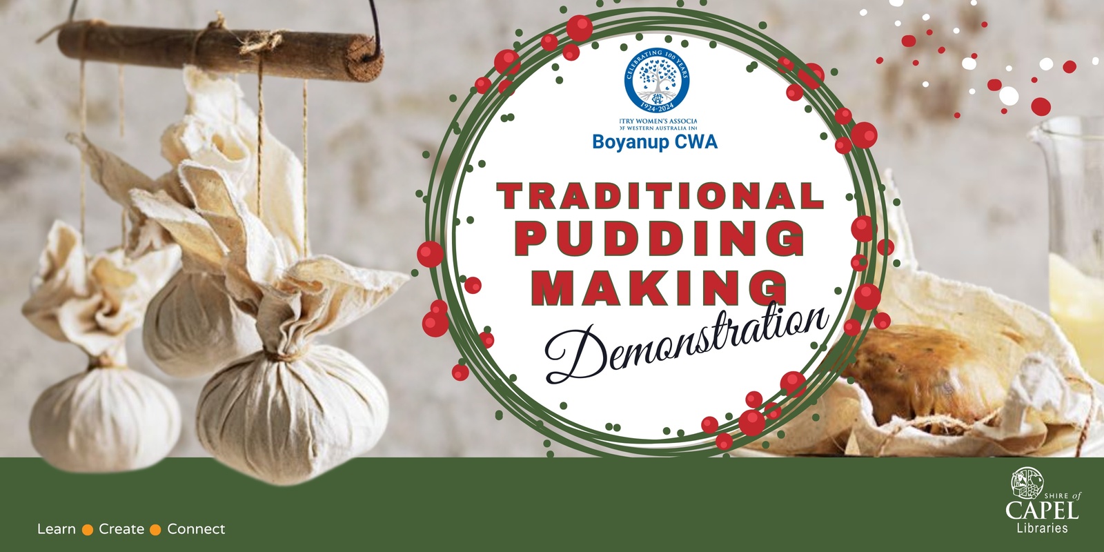 Banner image for Traditional Pudding Making Demonstration