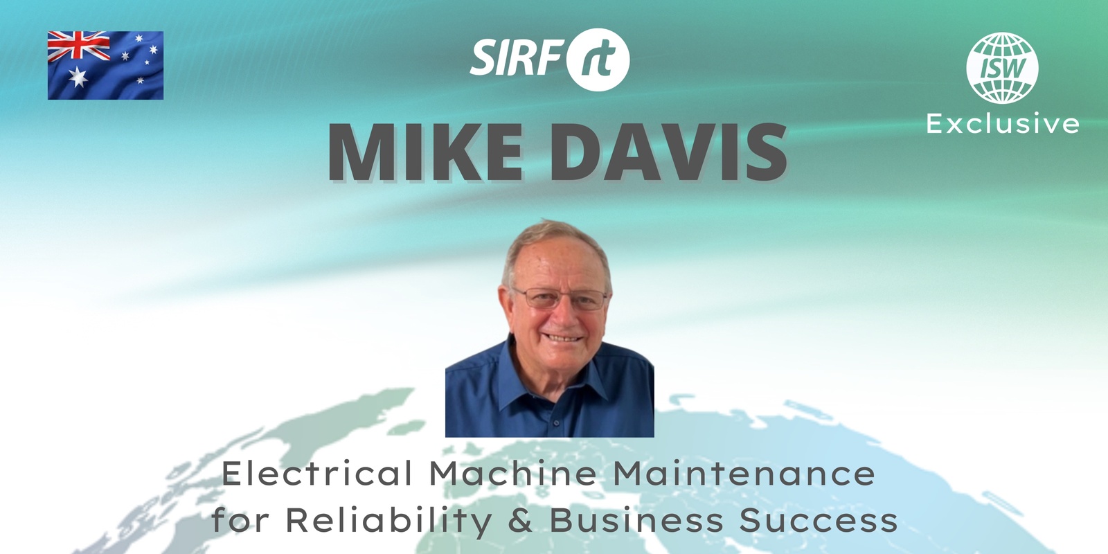 Banner image for Mike Davis | Electrical Machines | Adelaide 30 Jan 2024 | SIRF ISW 