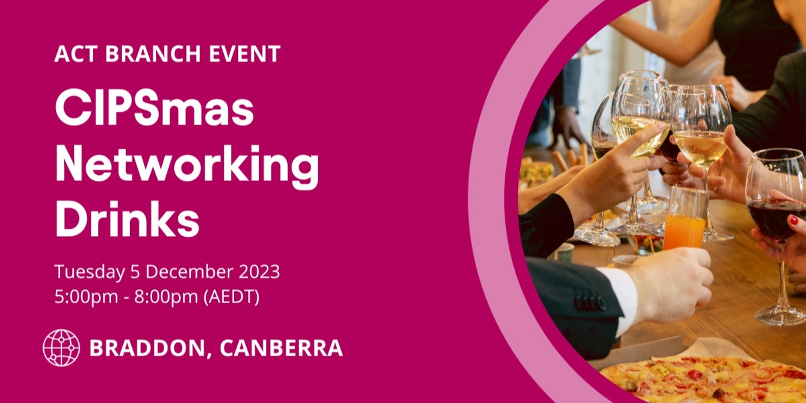Banner image for ACT Branch - CIPSmas Networking Drinks