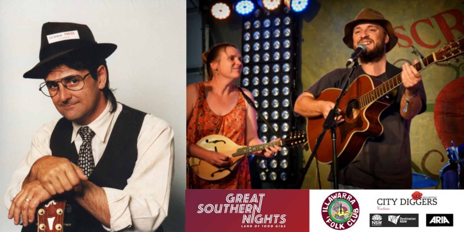 Banner image for Great Southern Nights and the Illawarra Folk Club Remember Peter Memorial Concert Fri 6th November 2020