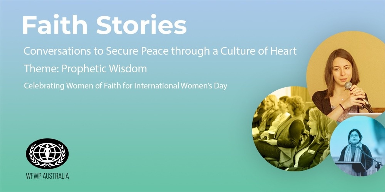 Banner image for Faith Stories 2022: Prophetic Wisdom