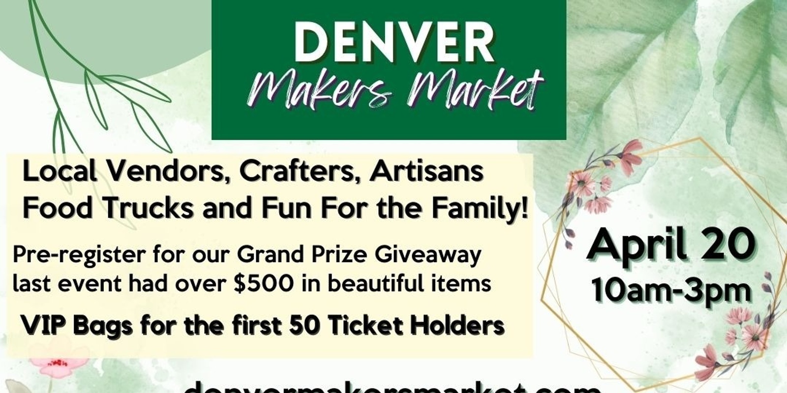 Banner image for Denver Makers Market Littleton