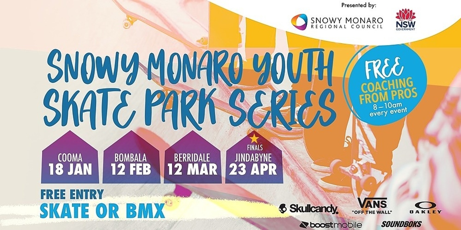 Banner image for Snowy Monaro Skate Park Series