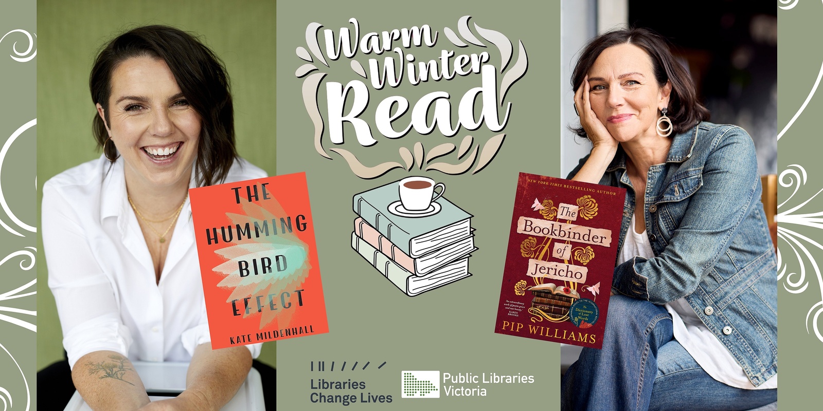 Banner image for Warm Winter Read In Conversation with Pip Williams & Kate Mildenhall