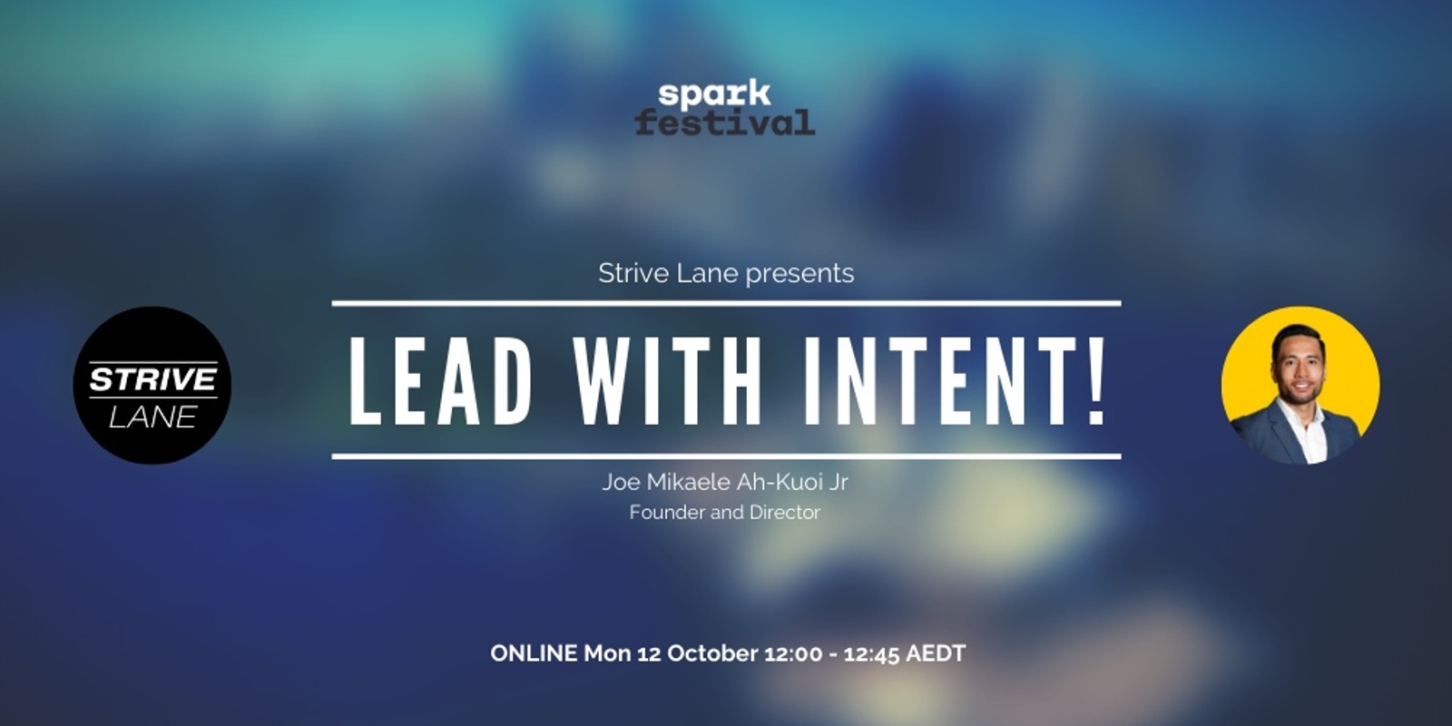 Banner image for Lead with intent! For Students