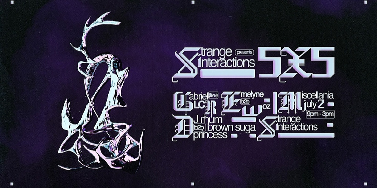 Banner image for Strange Interactions Presents '5x5'
