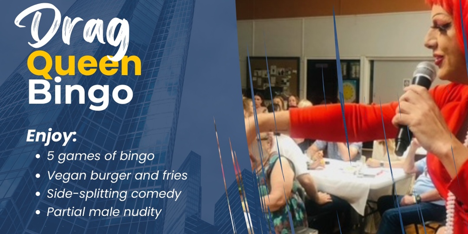 Banner image for Drag Queen Bingo with Grassfed burgers