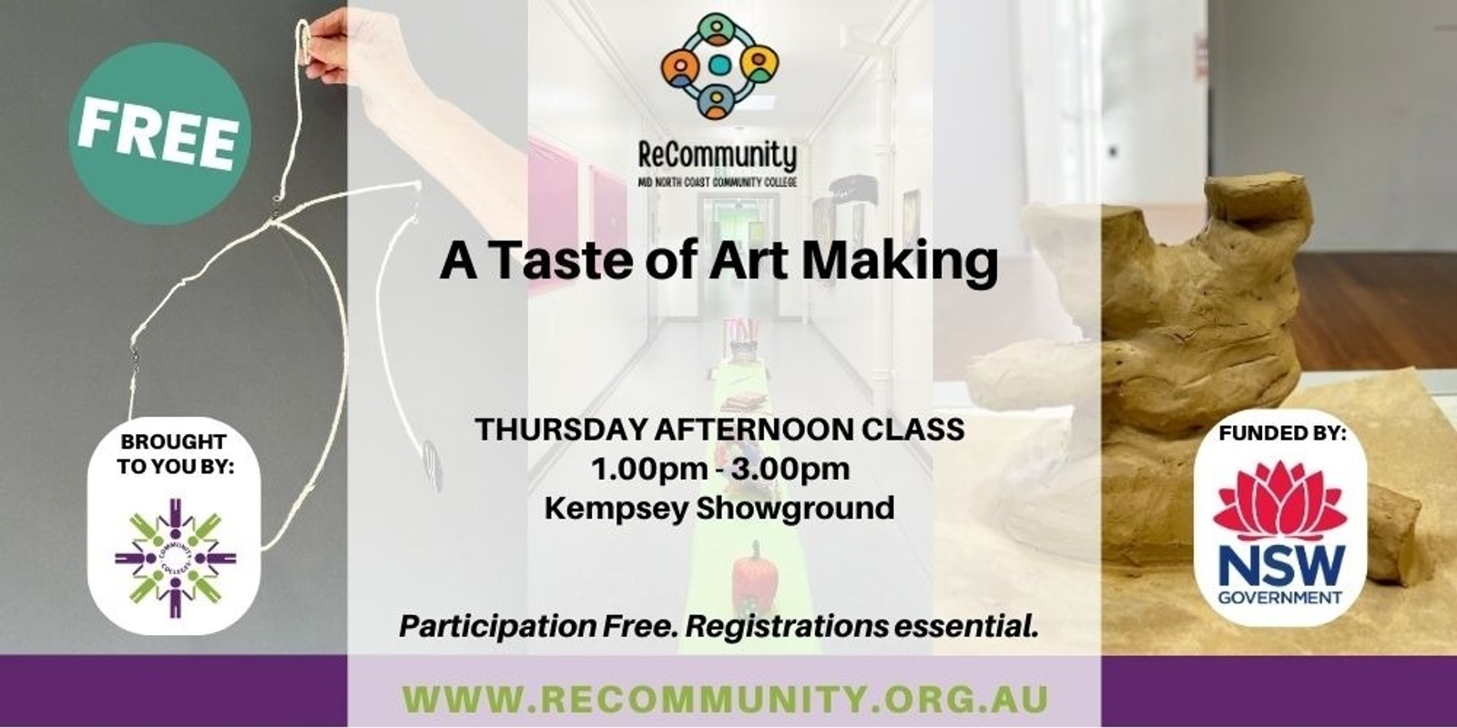 Banner image for A Taste of Art Making THURSDAYS PM (5 weeks) | KEMPSEY