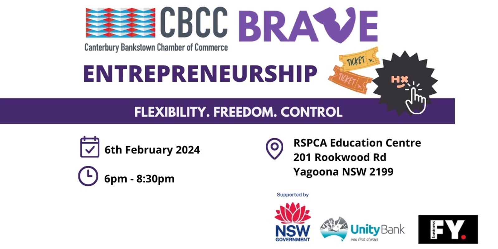 Banner image for CBCC Brave Entrepreneurship 2024