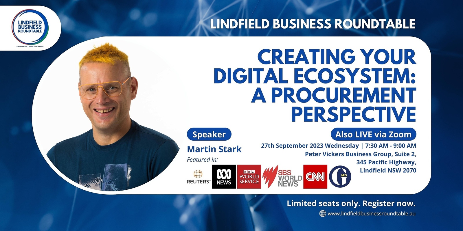Banner image for Creating Your Digital Ecosystem: A Procurement Perspective | Lindfield Business Roundtable