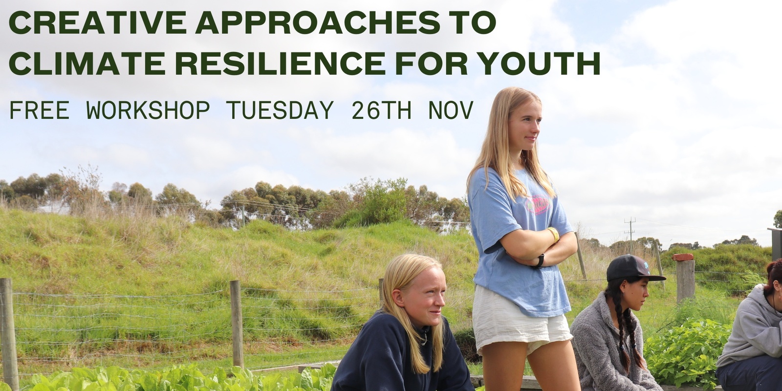 Banner image for Annie Brien on Creative Approaches to Climate Resilience with the Leaders of Tomorrow