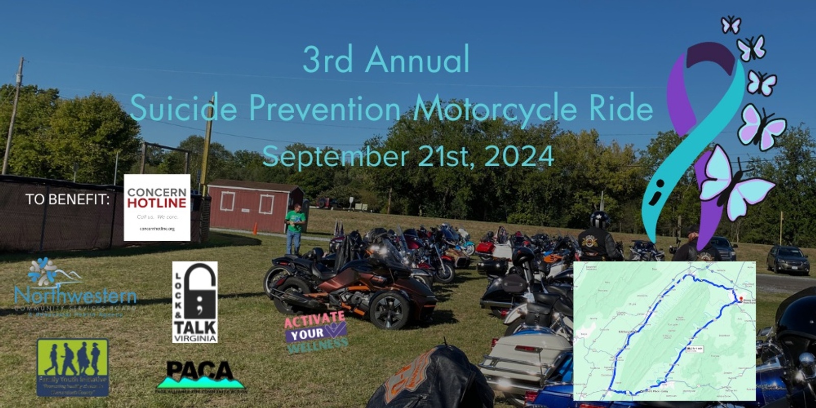 Banner image for 2024 Suicide Prevention Ride and Awareness Event