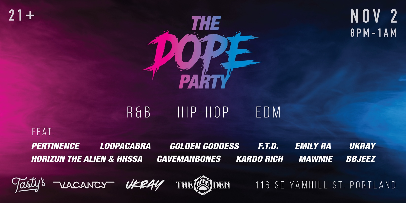 Banner image for The Dope Party Vol.2 feat. Pertinence