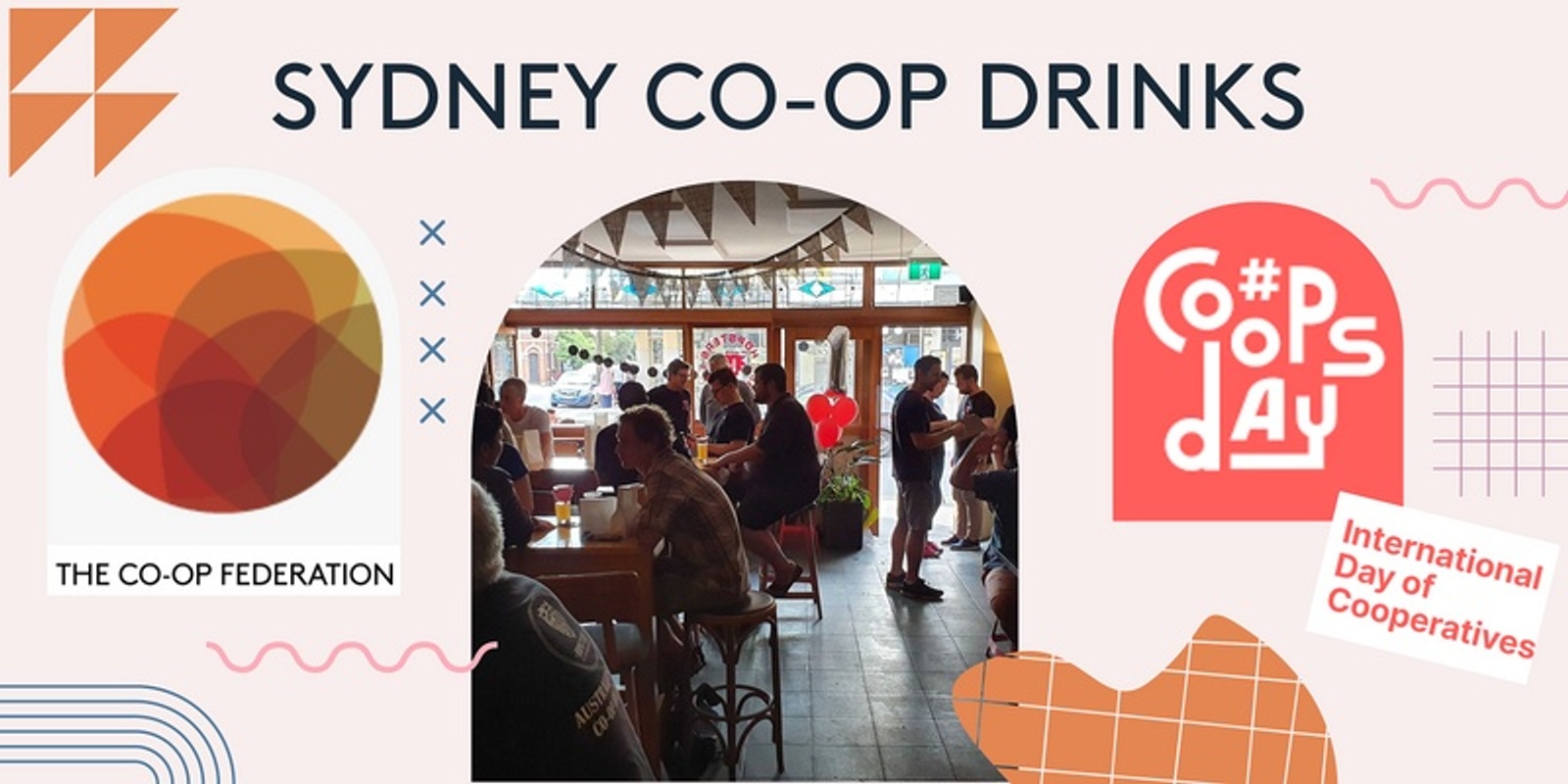 Banner image for Sydney Co-op Drinks - 2023 International Day of Co-operatives