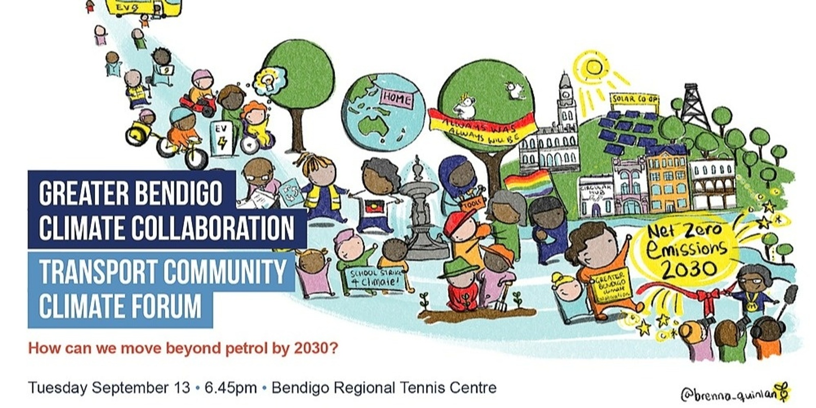 Banner image for Greater Bendigo Climate Collaboration - Transport Community Climate Forum