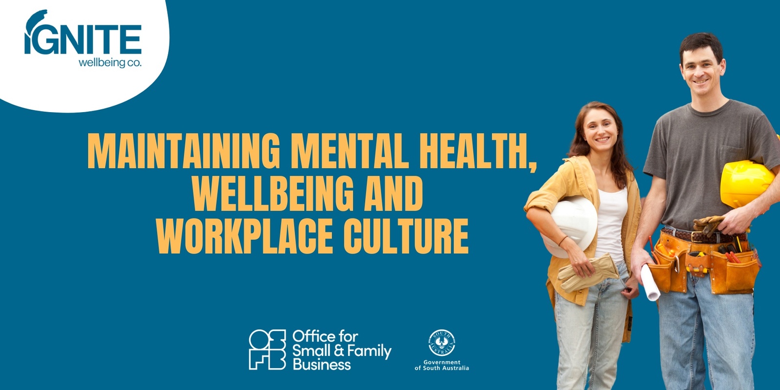 Banner image for Maintaining Mental Health, Wellbeing and Workplace Culture - Session 5/6 - Marion