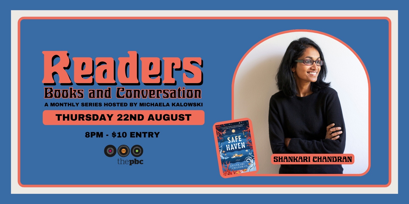 Banner image for Readers - Books and Conversations w/ Shankari Chandran