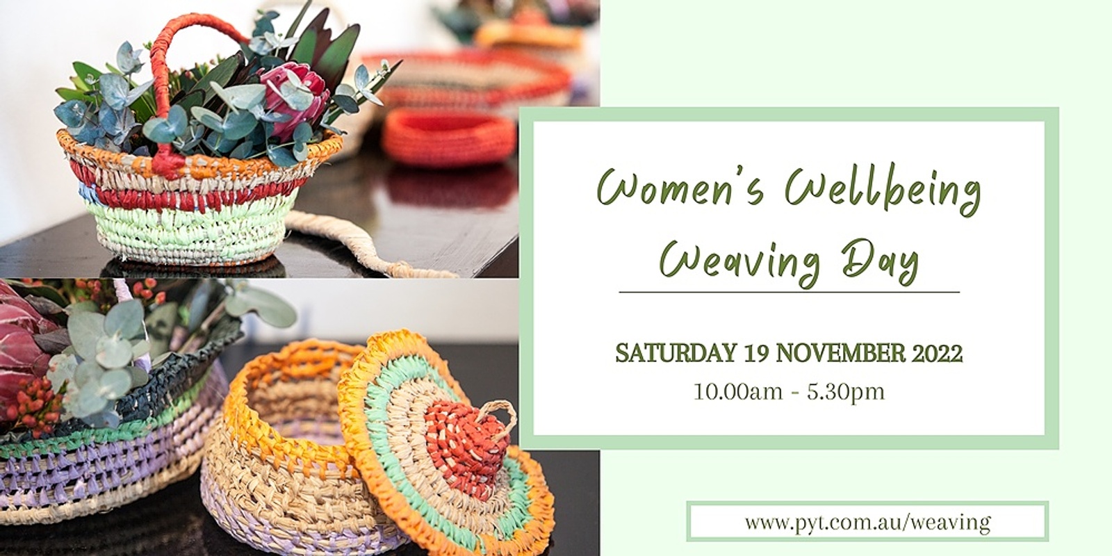 Banner image for Women's Wellbeing Weaving Day