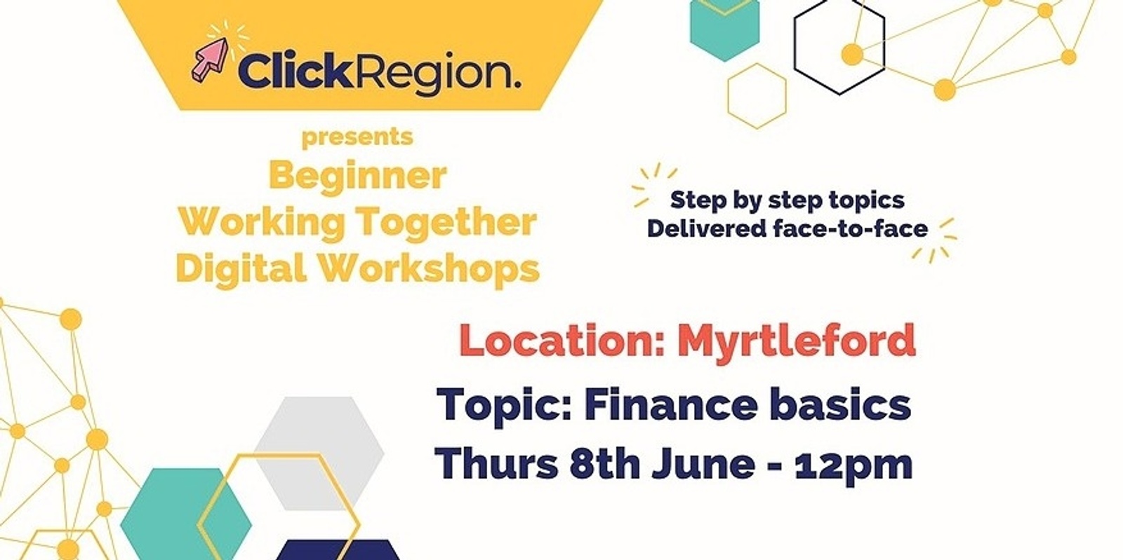 Banner image for Myrtleford Workshop, Finance basics - Working Together Program