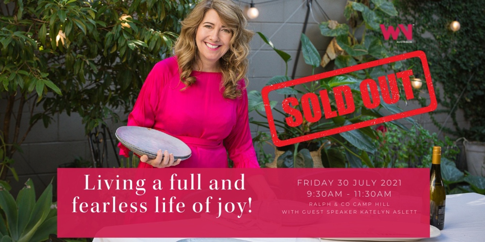 Banner image for WNA Bris South | Living a full and fearless life of joy