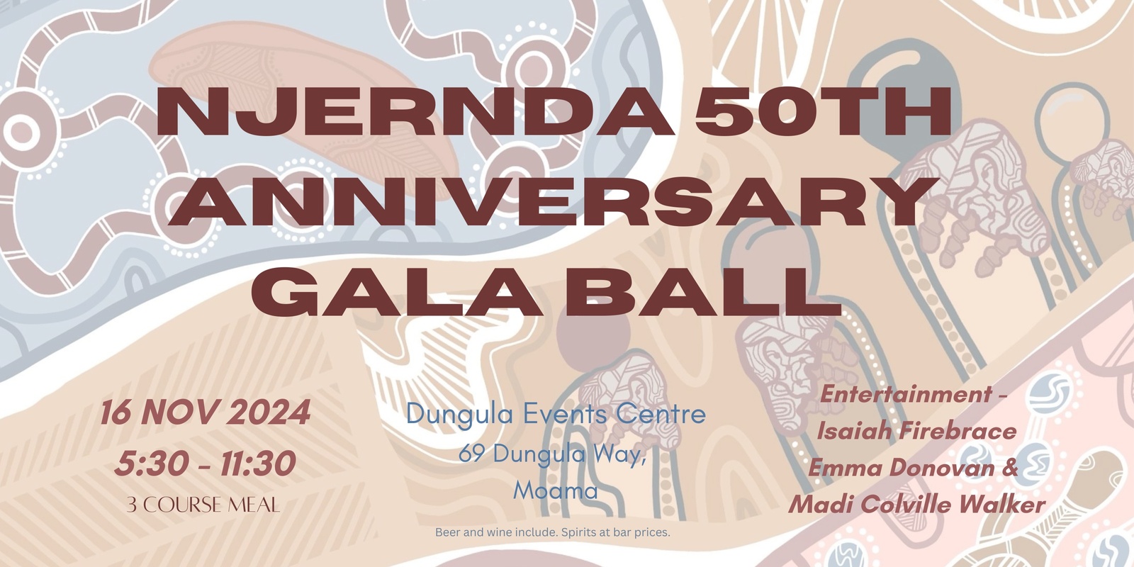 Banner image for Njernda 50th Anniversary Gala Ball