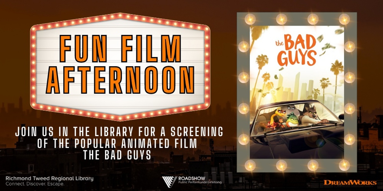 Banner image for Ballina Fun Film Afternoon - The Bad Guys