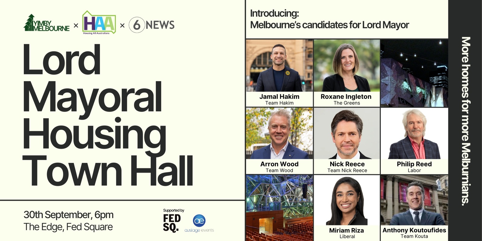 Banner image for City of Melbourne Lord Mayoral Housing Town Hall