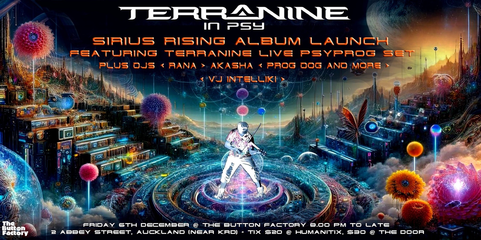 Banner image for Terranine in Psy - Sirius Rising Album Launch