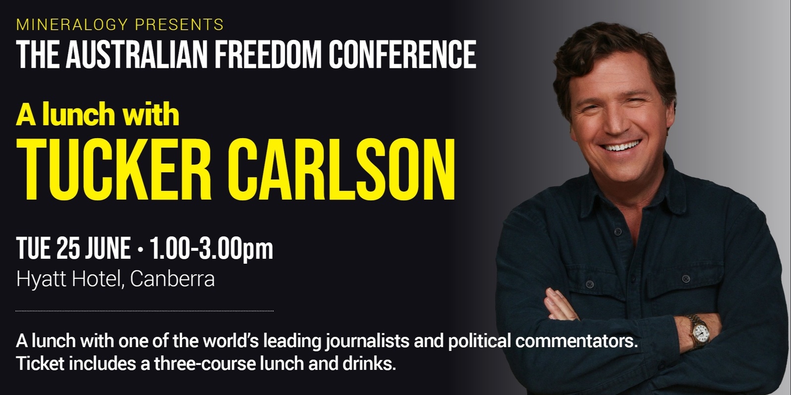 Banner image for Lunch with Tucker Carlson
