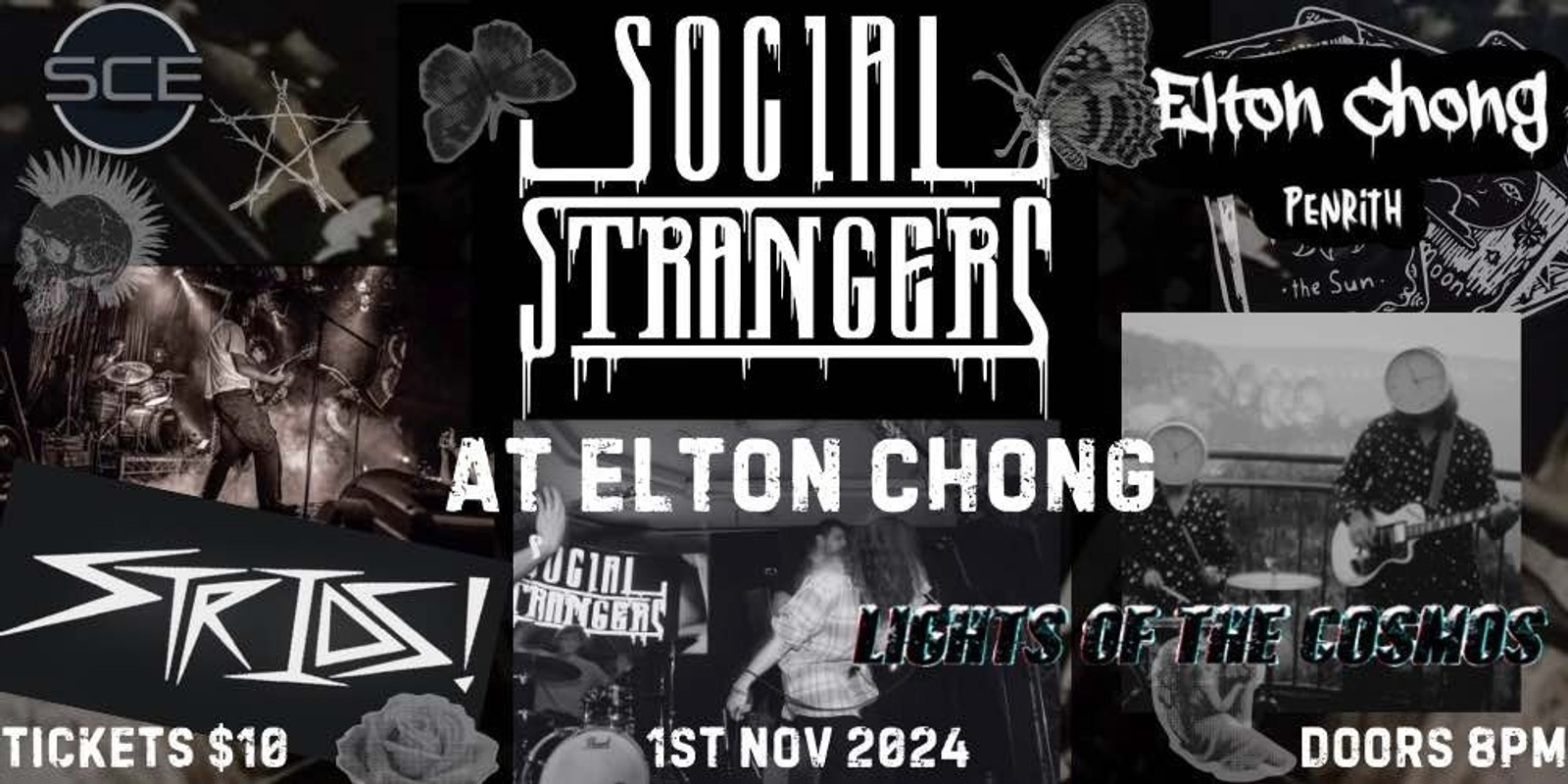 Banner image for Social Strangers at Elton Chong with guests Strids and LightsoftheCosmos