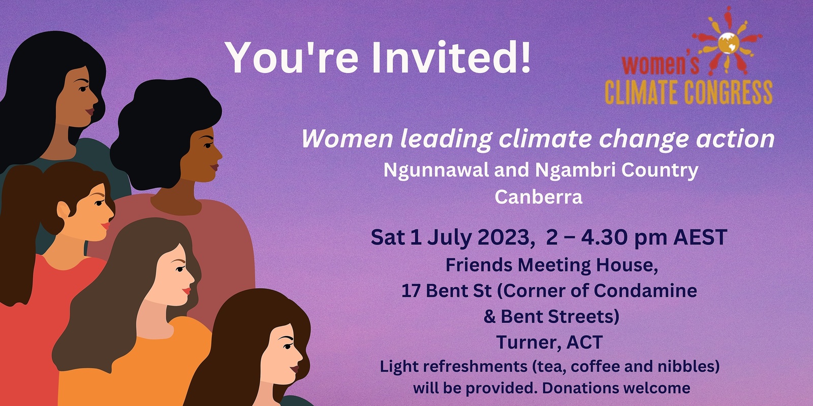Banner image for Women leading climate change action - Ngunnawal and Ngambri Country - Canberra